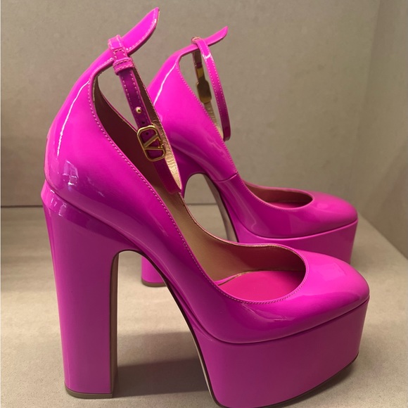 Valentino Garavani Tan-Go Platform Pump Heel Patent Leather | Size 39 | … - Picture 5 of 10